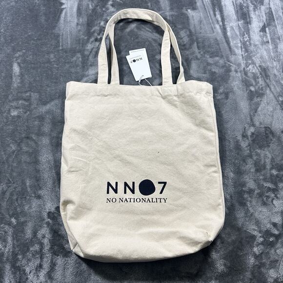 NO NATIONALITY NN07‎ Cream Beige Canvas Tote Bag NWT - Picture 1 of 8